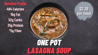One Pot Lasagna Soup | Best Soup EVER!