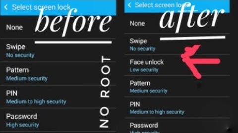 Face unlock on any android || without root