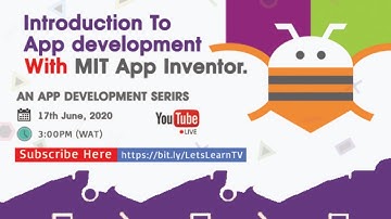 Introduction To App Development Wit MIT App Inventor