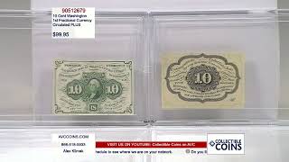 10 Cent Washington 1st - Fractional Currency -Circ PLUS