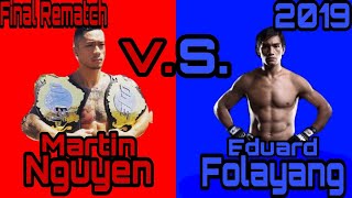 Eduard Folayang Vs Martin Nguyen Rematch One Championship Game 