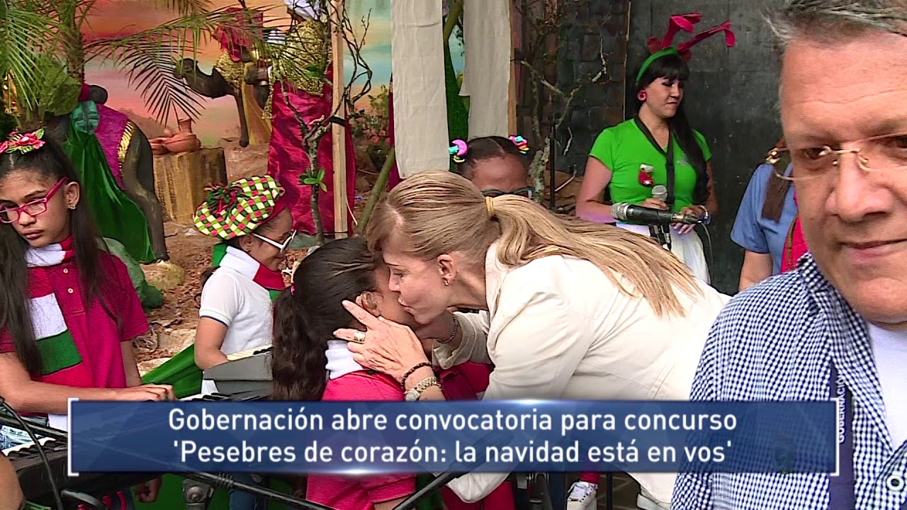 Gobernación abre convocatoria para concurso 'Pesebres de corazón: la navidad está en vos' - YouTube