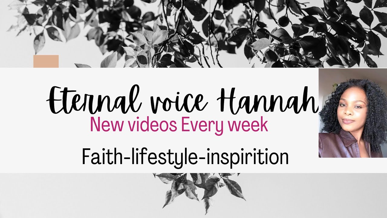 A CHAT WITH HANNAH - YouTube