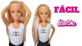 Como Fazer Blusa e Saia Para Barbie