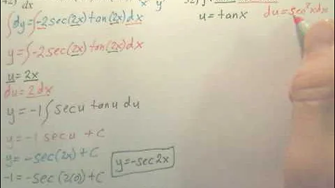 4.5c2 Integration by Substitution - Calculus