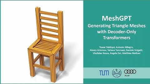 MeshGPT: Generating Triangle Meshes with Decoder-Only Transformers