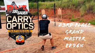 USPSA 2022 Carry Optics Nationals - Grand Master - 23rd place