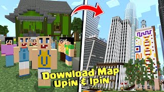 Download Map Upin & Ipin beserta 2 Kota Keren di Minecraft PE