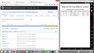Phonegap Tutorial - How to Read CSV File using Phonegap Application