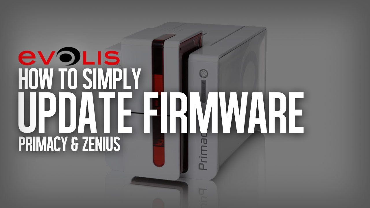 How to simply update your Evolis Card Printer Firmware - YouTube
