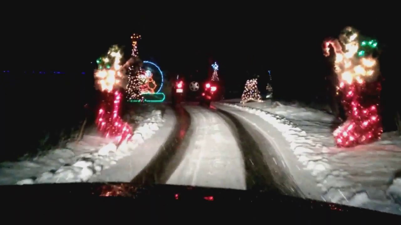 A drive through a Christmas Light Museum in Ontario YouTube