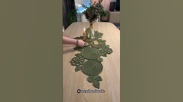 #tablerunner #crochet #tığişi #diycrafts #tutorial #tutorials