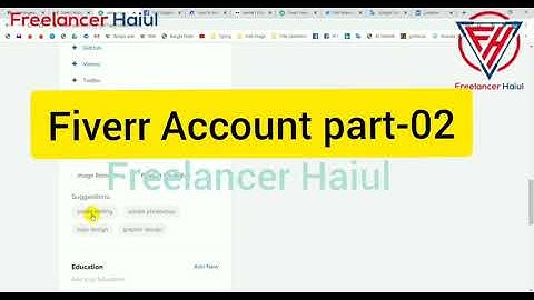 How to create a Fiverr Account Part 02
