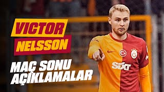 📺 Victor Nelsson'un maç sonu açıklamaları | #GSvPS by Galatasaray 28,757 views 1 month ago 2 minutes, 27 seconds