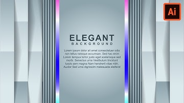 How to Create Elegant Vector Abstract Background | Illustrator Tutorial for Beginners