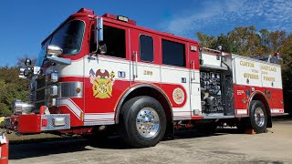 Clinton Vol Fire Dept Co. 25 (retired) Engine 255 1999 Pierce Dash walk around video
