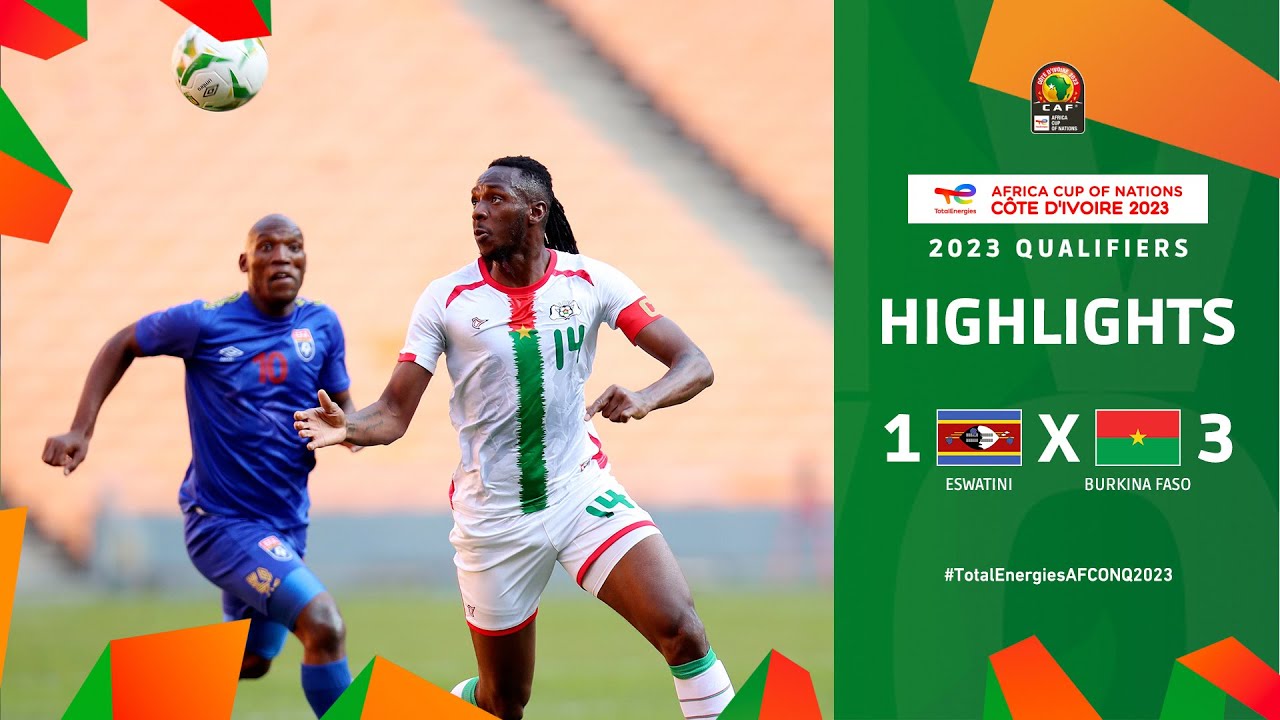 Eswatini 🆚 Burkina Faso | Highlights - #TotalEnergiesAFCONQ2023 - MD2 Group B