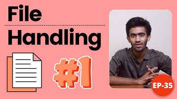 File Handling in C part - 1 | C-Programming Ep-35 | Tamil | code io