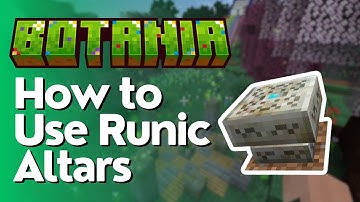 How to Use The Runic Altar in Botania