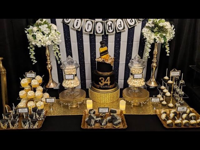 Birthday Party Dessert Table Decor