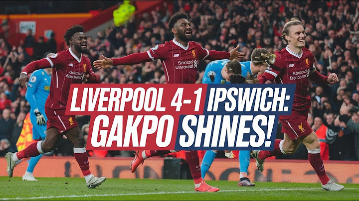 Liverpool Dominates Ipswich 4-1: Gakpo's Brace & Salah’s Milestone | Match Highlights