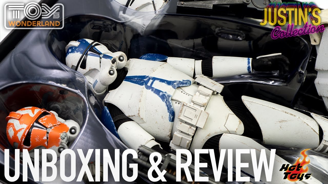 Hot Toys Clone Trooper 501St Battalion The Clone Wars Unboxing & Review -  Youtube