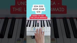 Under the Sea - The Little Mermaid (Piano Tutorial) #underthesea #thelittlemermaid #disneypiano