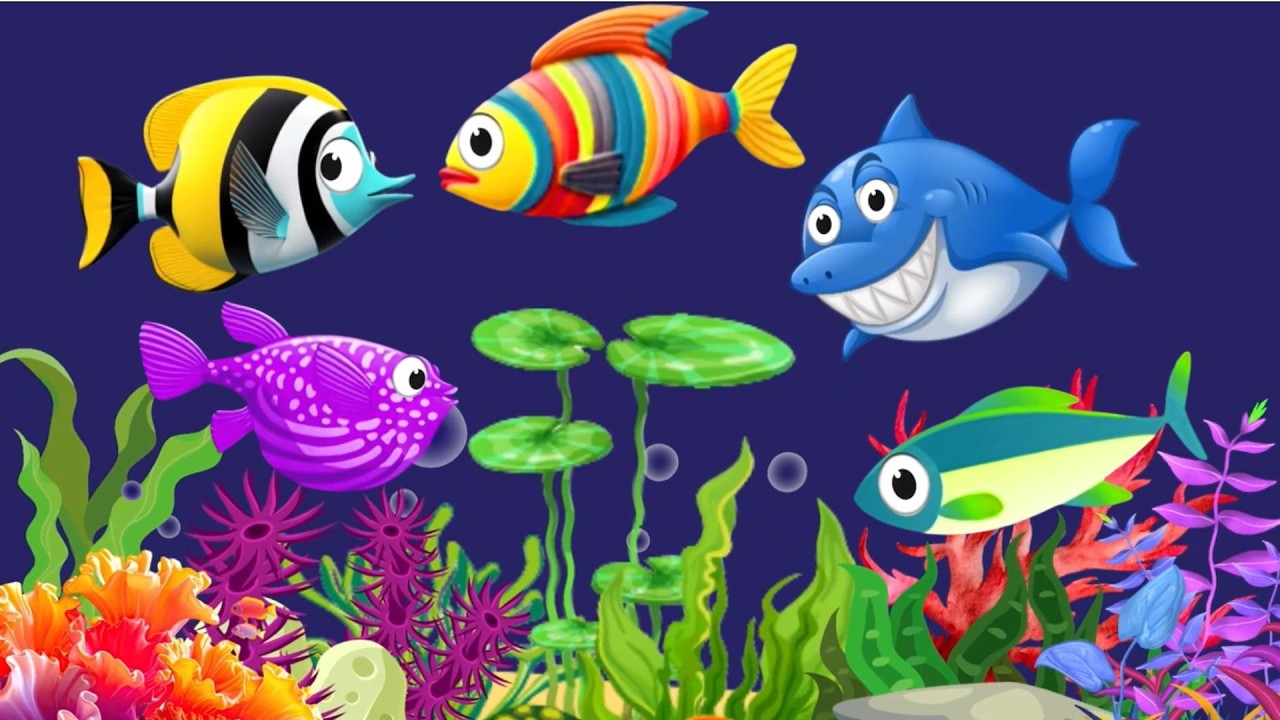 4k Bedtime Lullaby for Babies, Kids & Parents😍Animation🐟Fish lullaby🐟 ...