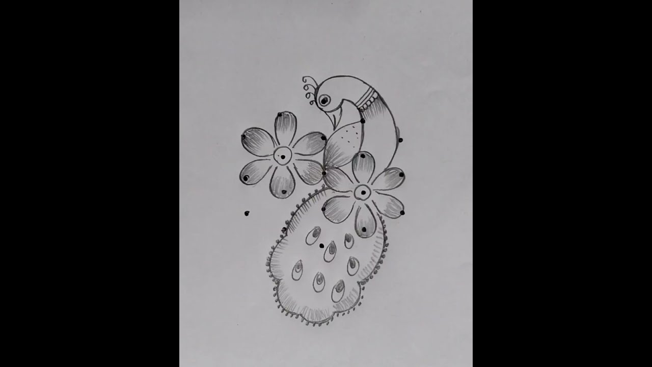 Thai masam rangoli 🌺 simple and easy dots rangoli 🌺 vilakku kolam 🌺 best rangoli🌺🦚 peacock rangoli 