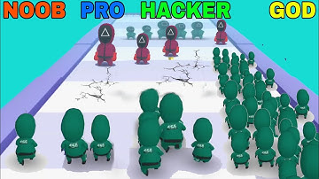 NOOB vs PRO vs HACKER vs GOD in Giant Blob Runner