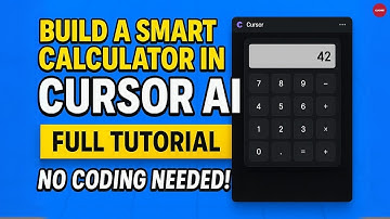 Build a Smart Calculator in Cursor AI 💻⚡ | Full Tutorial (No Coding Needed!)