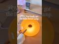 This viral ikea lamp is actually worth it… 🍩💡☁️ #homedecor #ikealamp #tablelamp #ikeahacks