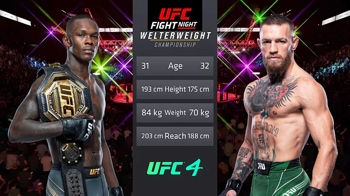 Israel Adesanya vs Conor McGregor Full Fight - UFC Fight Of The Night
