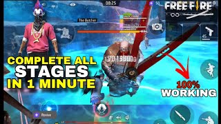 Complete All Stages In 1 Minute  | Zombie Event  | Shlok Chikne