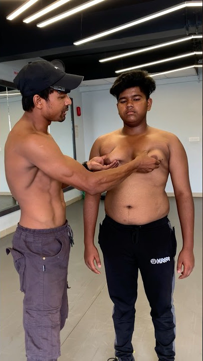 Get rid of chest fat like this ✅ #youtubeshorts #tutorial #homeworkout #weightloss
