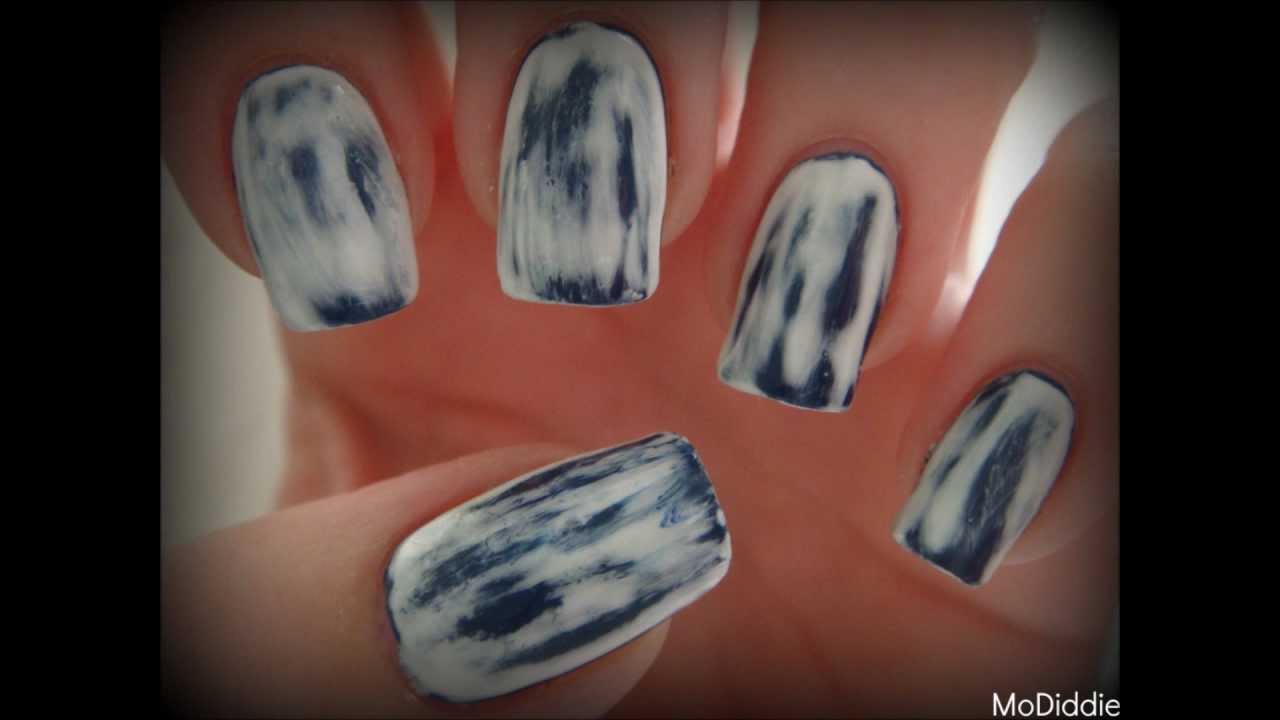 2. "DIY Acid Wash Nails Tutorial" - wide 1