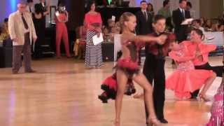 Matteo Laudati & Katherine Sulimov   Palm Desert Classic 2012   Jr 1 Latin Final