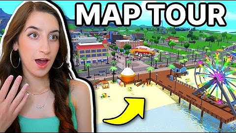 Touring the NEW BLOXBURG MAP! *UPDATE*