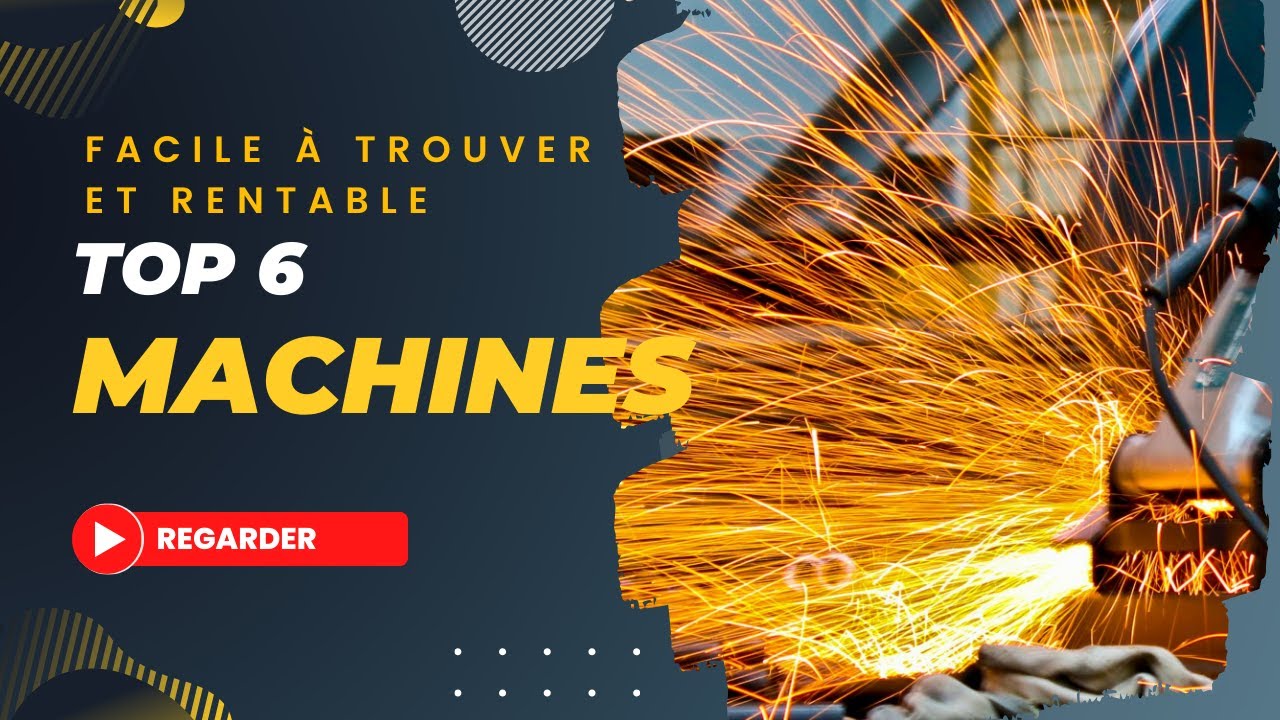 Top 6 Machines Innovantes pour Lancer un Business Rentable en 2025
