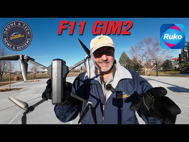 Ruko F11 GIM2 4K Camera Drone Full Flight Test Review and Unboxing 