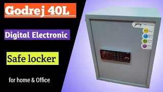 Godrej 40 L Digital Electronic sate lockers Unboxing from home and office Unboxing| How to use |