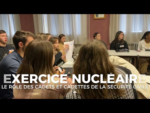 Exercice nucléaire ☢️🚨 le rôle des cadets et cadettes de la sécurité civile