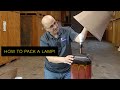 How to pack table lamps moving/shipping (Moving tips)