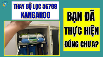 THAY LÕI LỌC CHỨC NĂNG 56789 KANGAROO, TỰ THAY LÕI LỌC TẠI NHÀ BẠN PHẢI BIẾT NHỮNG LƯU Ý NÀY