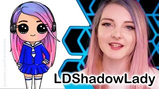 How to Draw LDShadowLady Chibi step by step - Youtube Gamer Minecraft screenshot 2