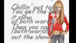 best of both worlds lyrics hannah montana