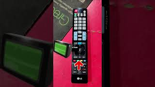 lg smart led tv service menu code