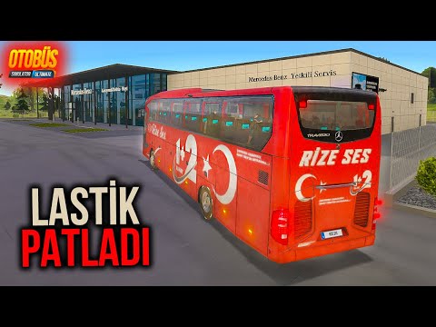 Otobüsle Rize'ye Çay Toplamaya Giderken Lastik Patladı - Otobüs Simulator Ultimate