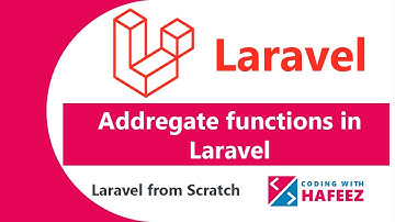 Aggregate Functions in Laravel | Sum, min, max, count, avg | Laravel tutorial for beginners