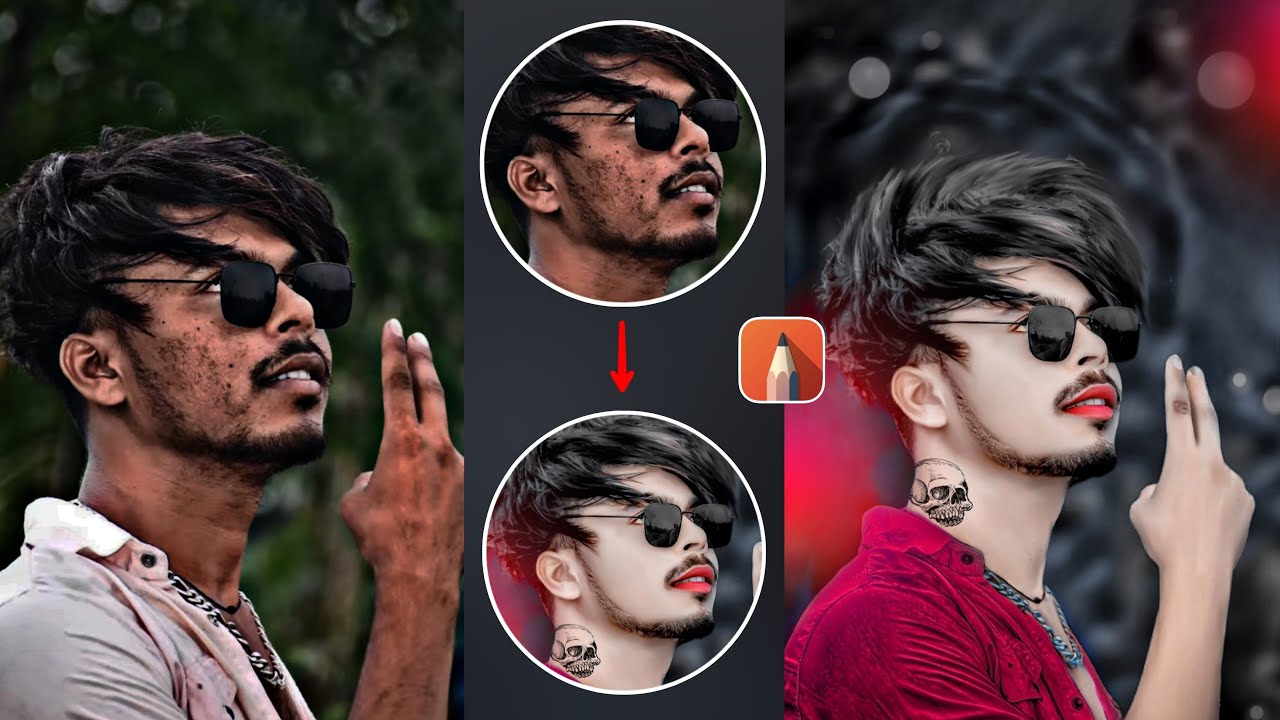 Face Ko HD Smooth Kaise Kare Autodesk Sketchbook Face ko gora kaise